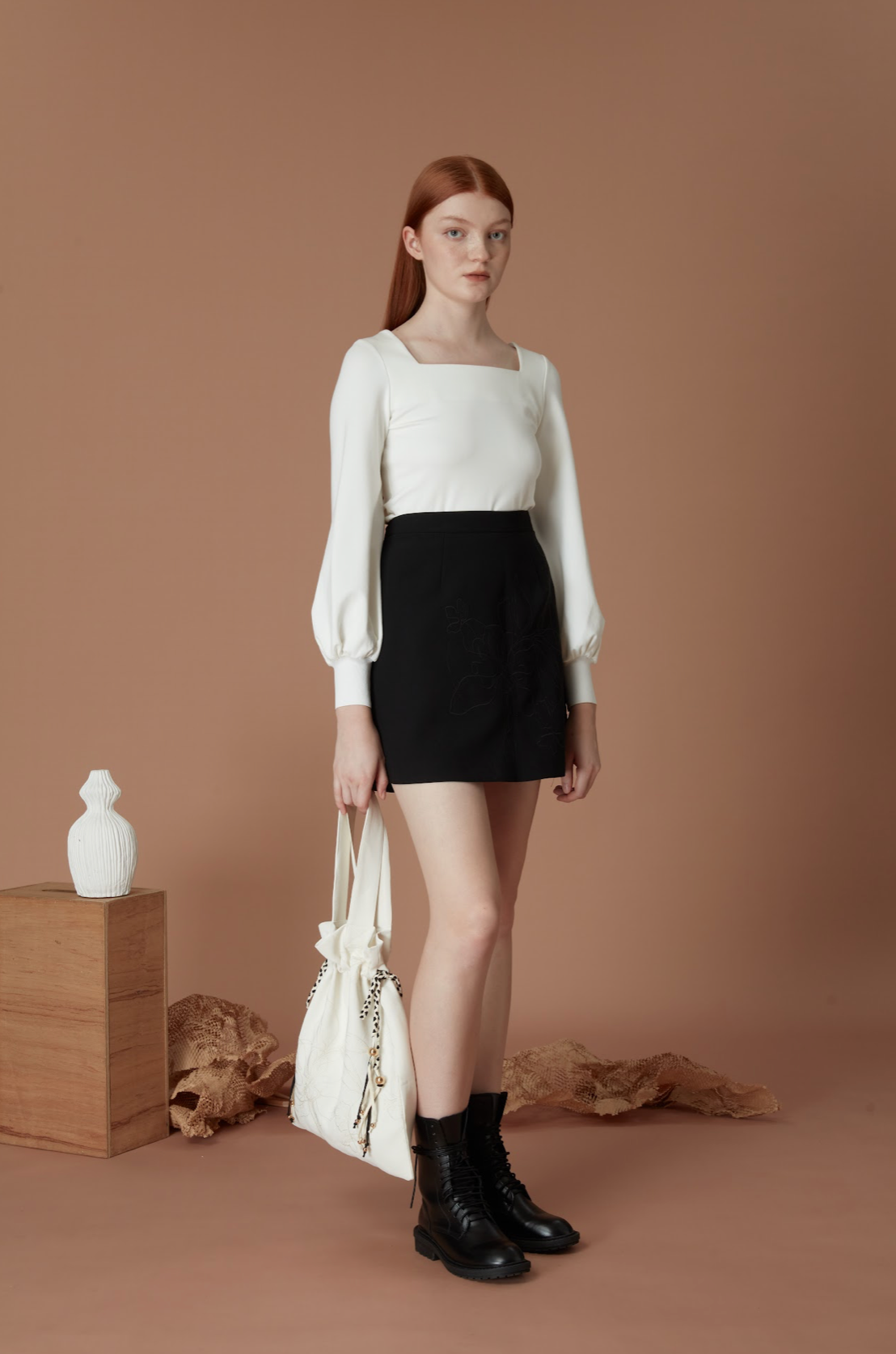 Flora Embroidery Skirt