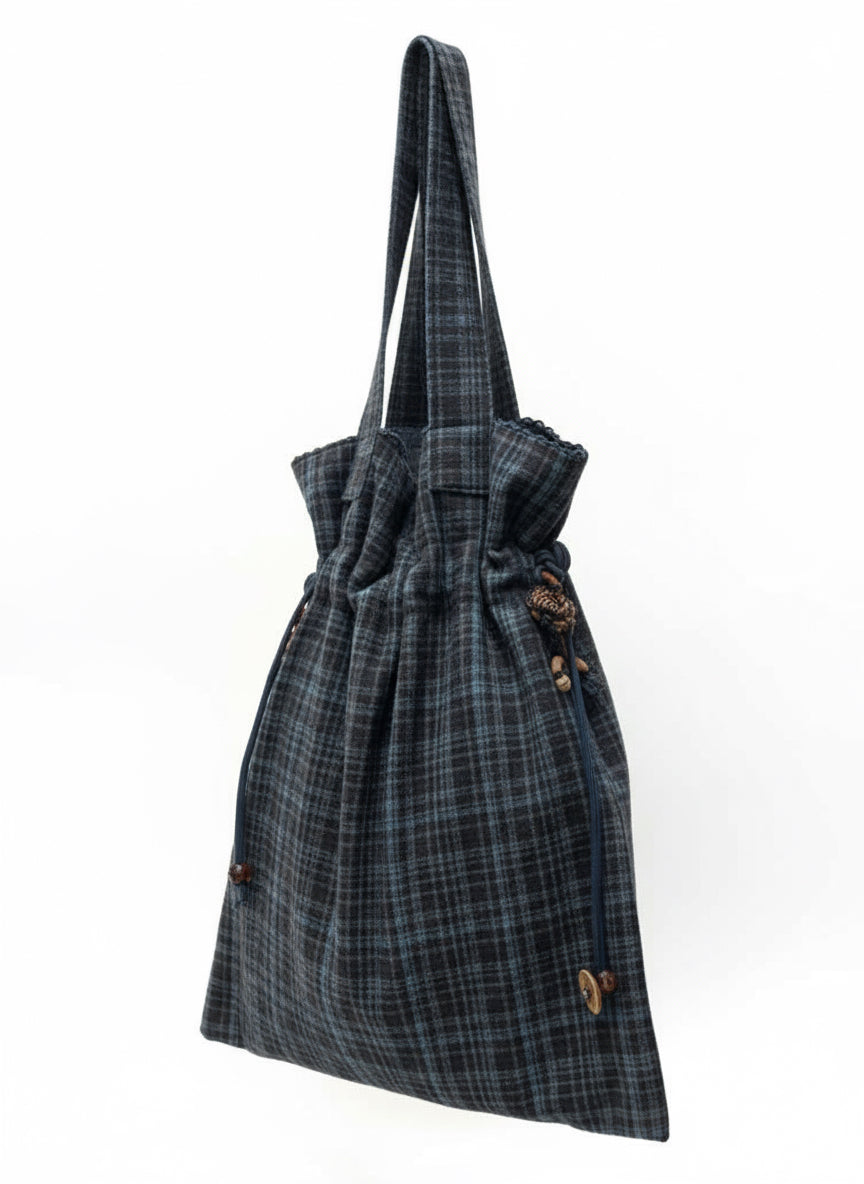 Check Pattern Tote Bag