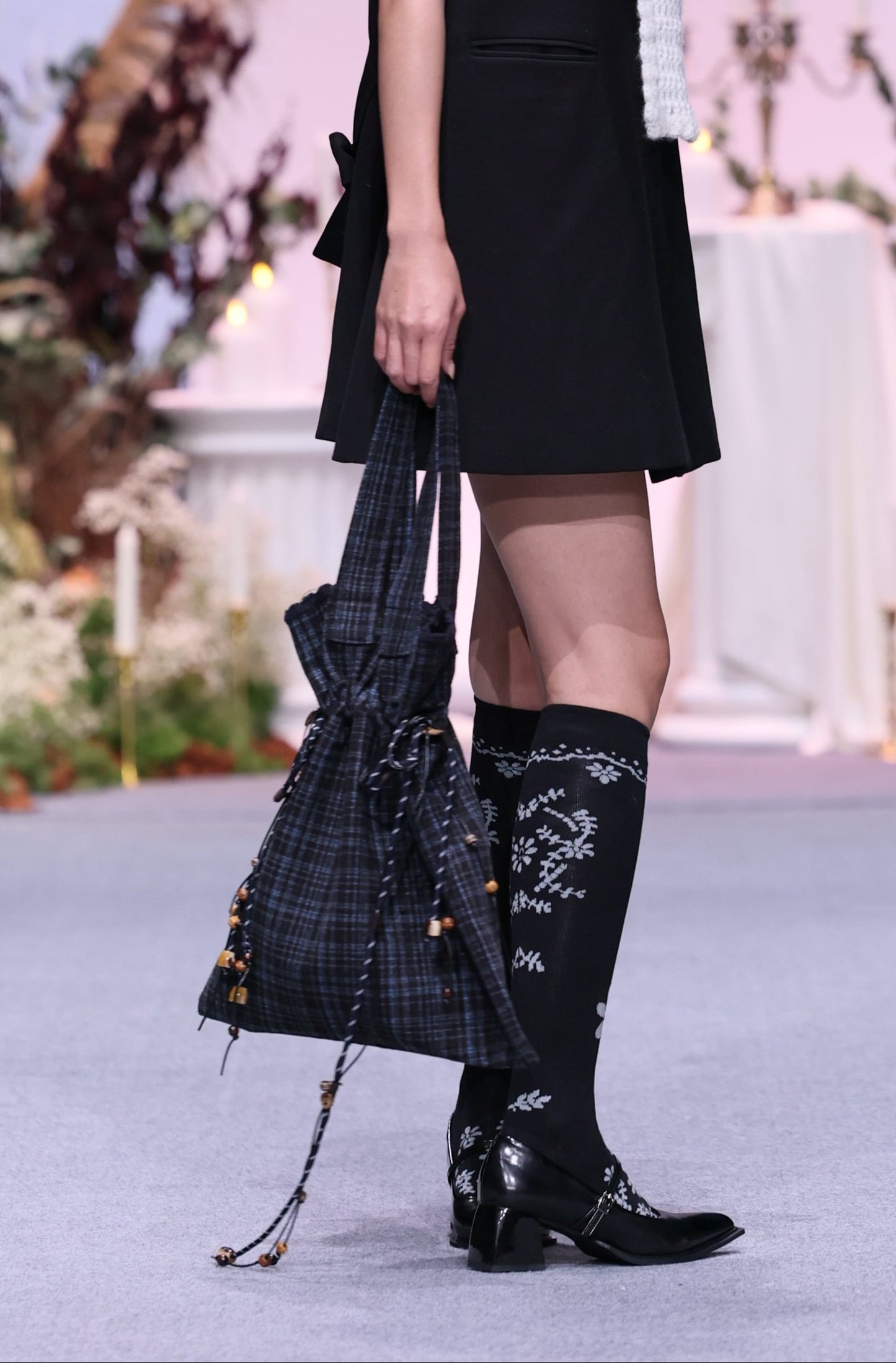 Check Pattern Tote Bag