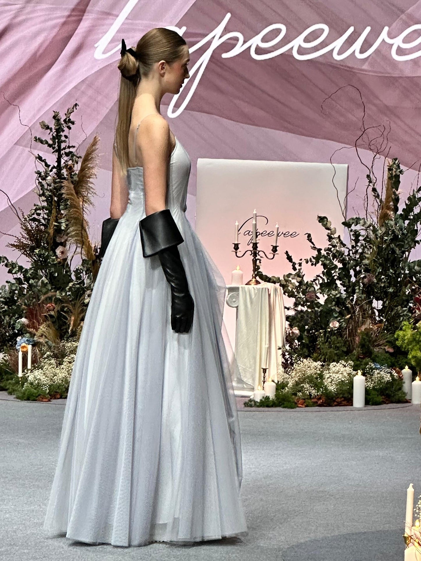 Layered Tulle Gown