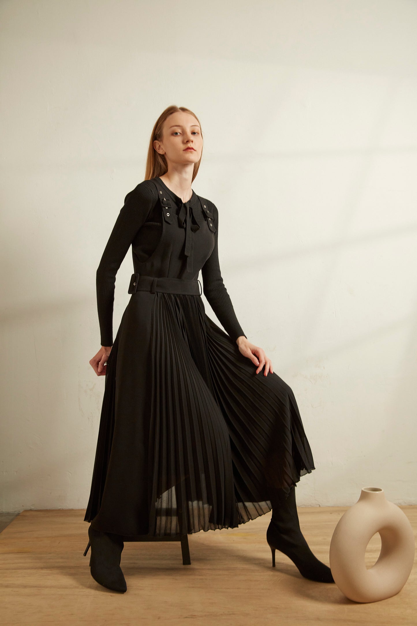 Pleated Dress