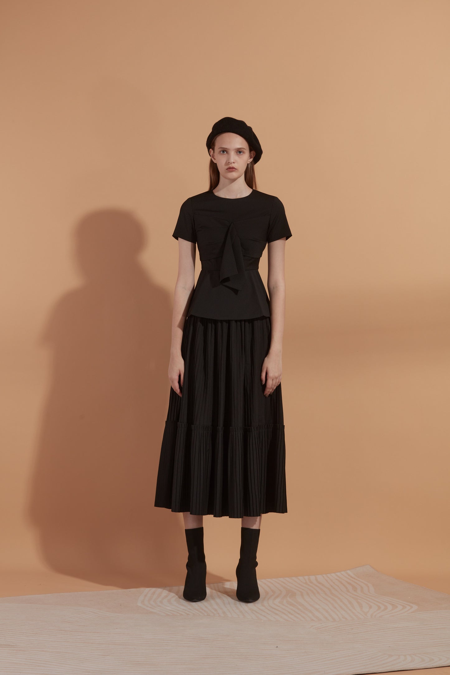 Knotted cropped top