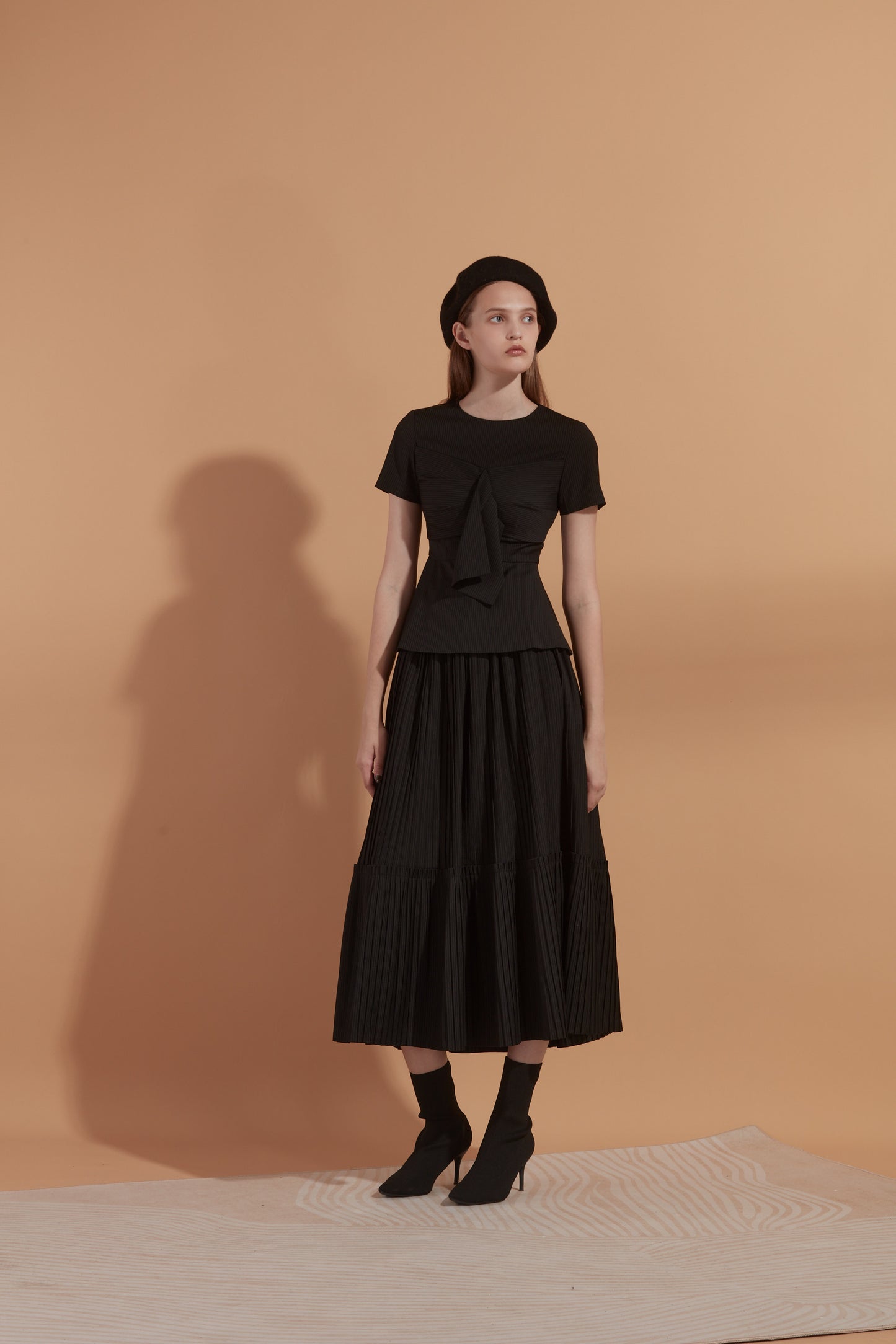Knotted cropped top