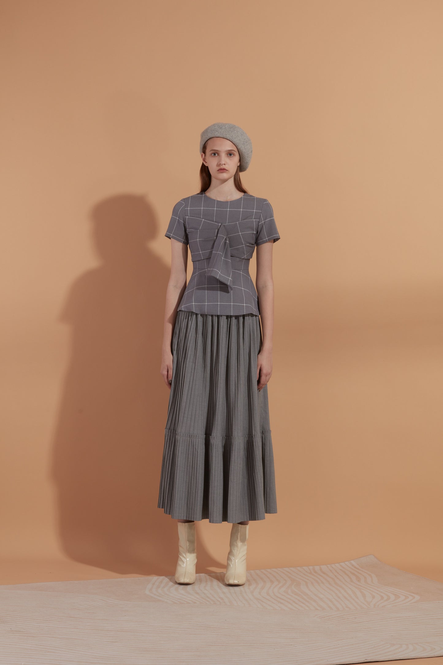 Knotted cropped top