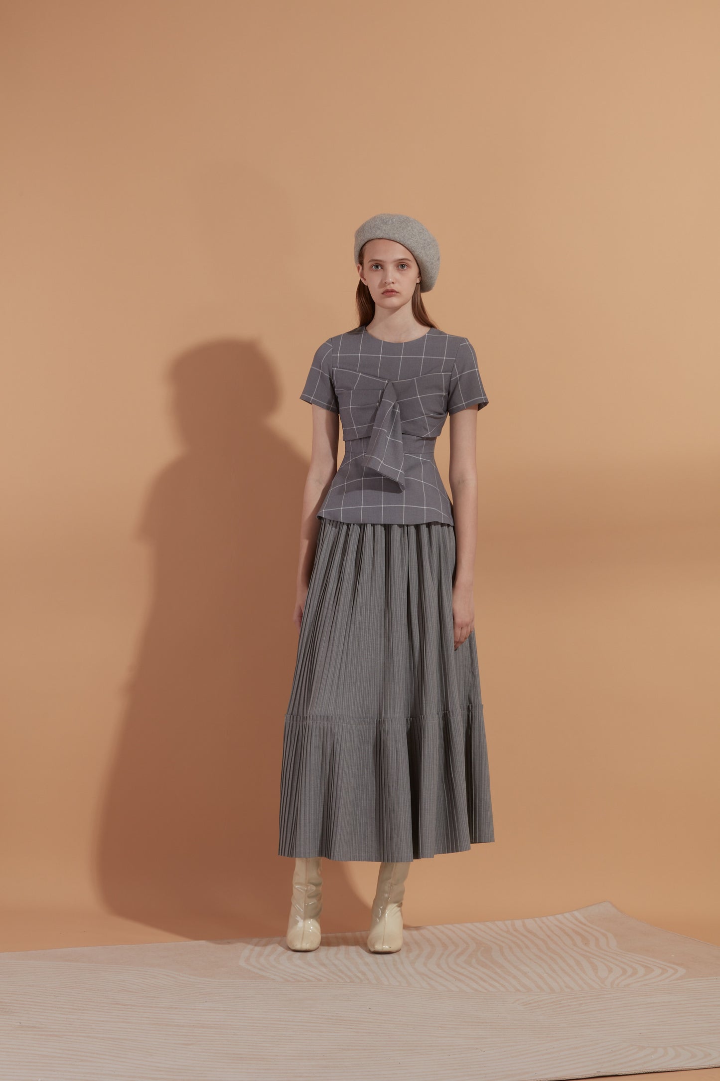 Knotted cropped top