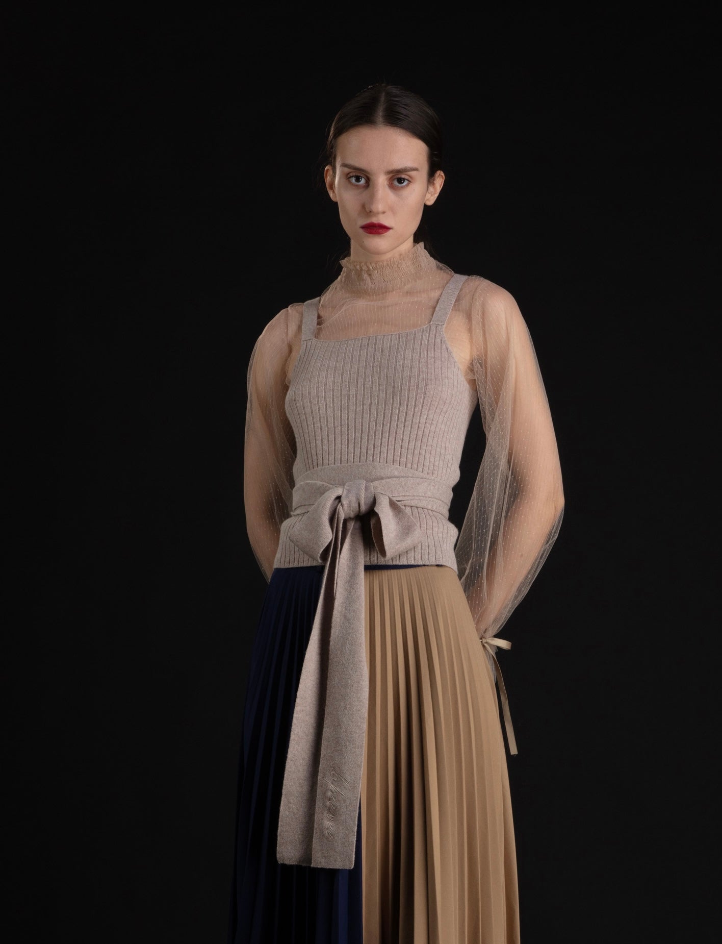 Cashmere set (Nude colour)