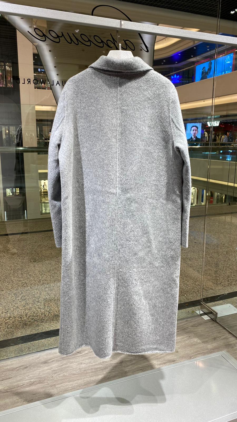 Wool blend felt coat #04