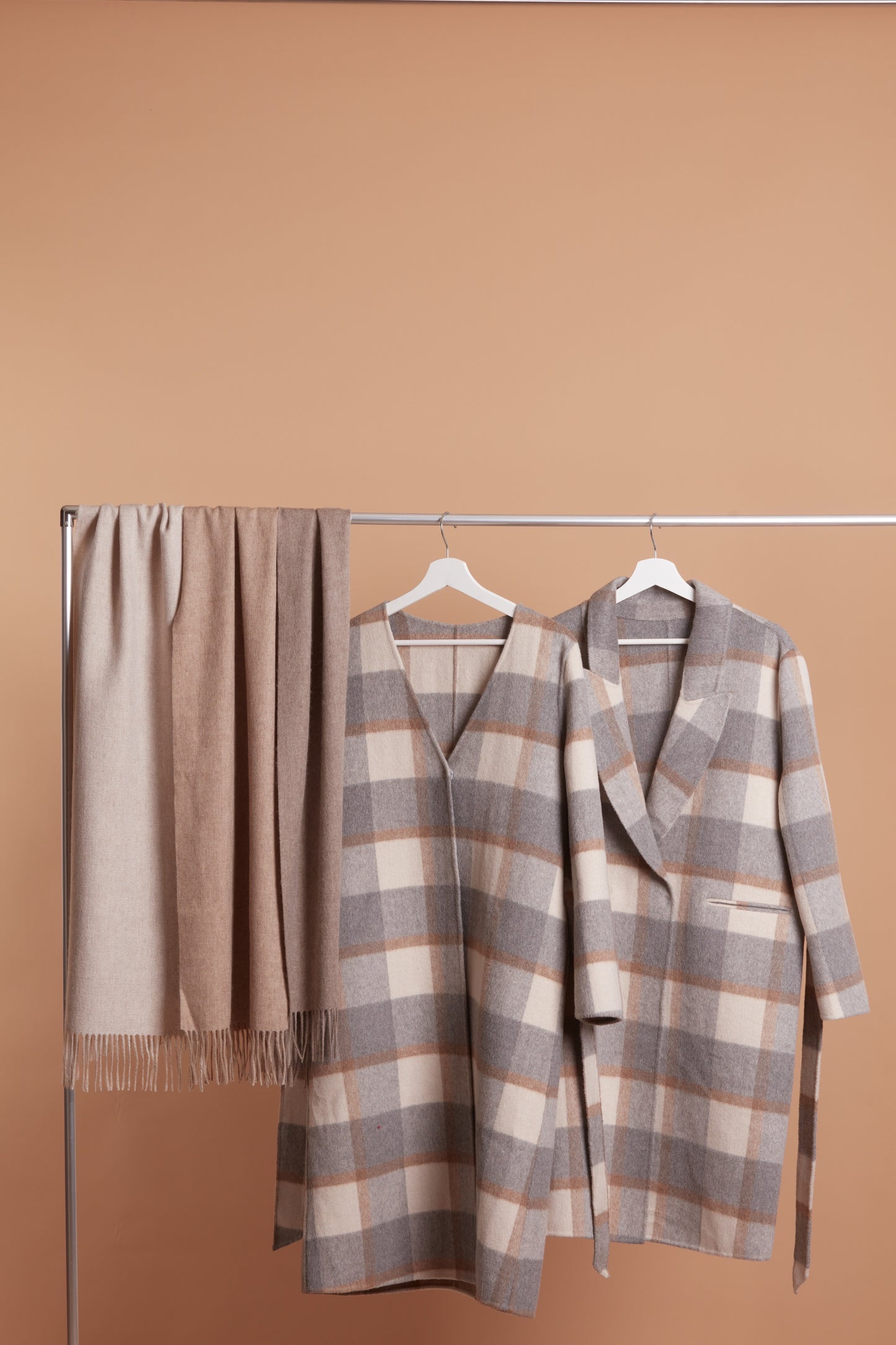 Wool blend felt coat #2