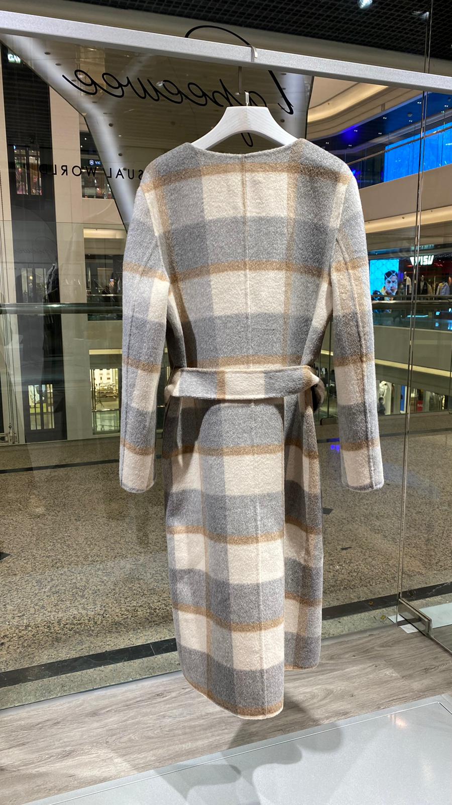 Wool blend felt coat #2