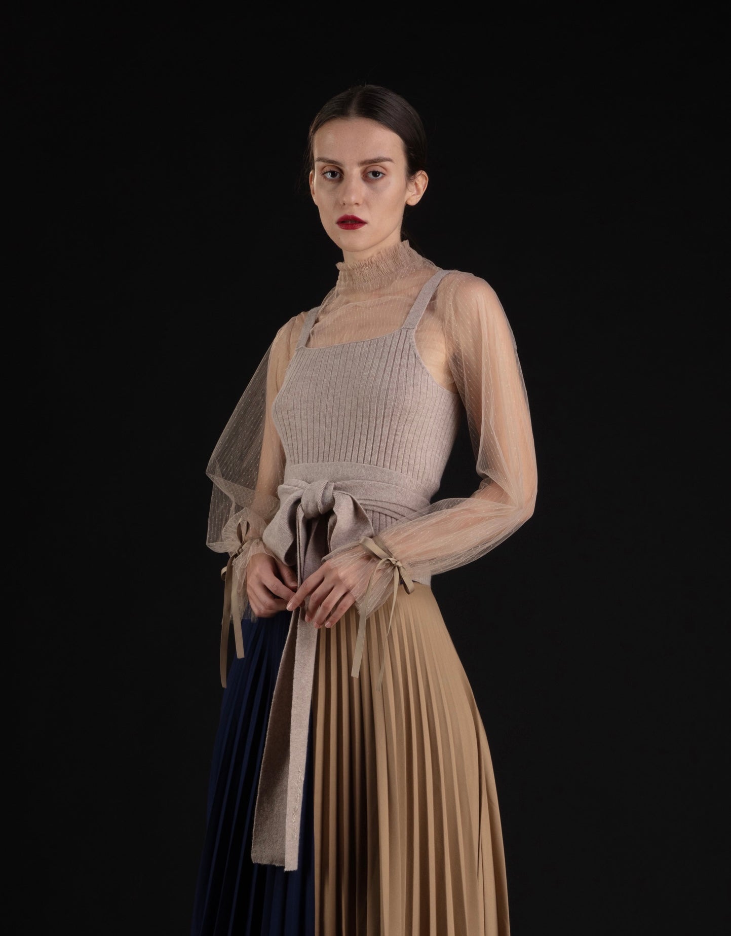 Cashmere set (Nude colour)