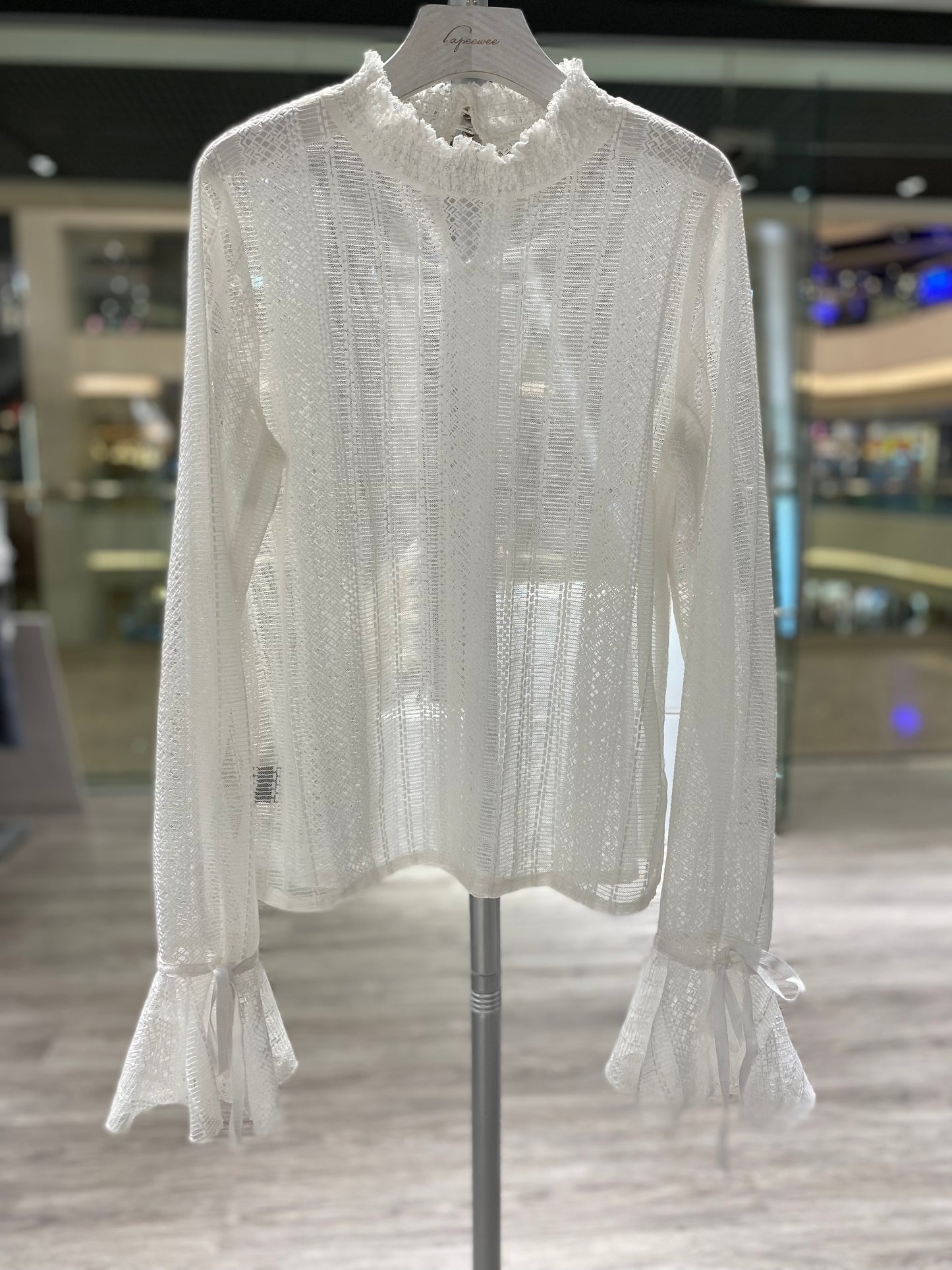 Lace top in white colour